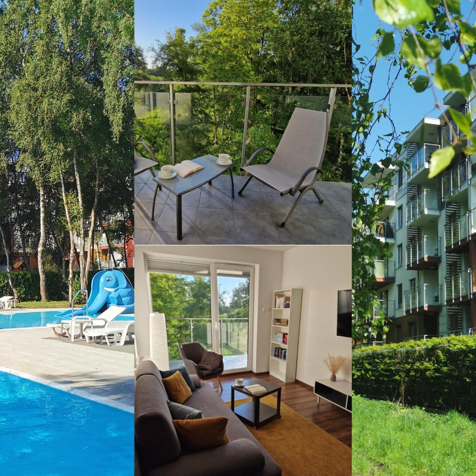 Zachodnia Polanka - Apartament Z Sauna I Silownia 코워브제크 외부 사진